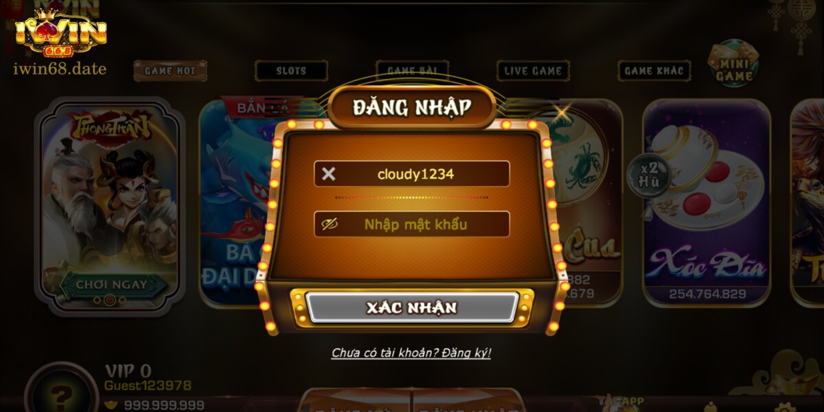 Các thao tác để truy cập vào tài khoản khá đơn giản