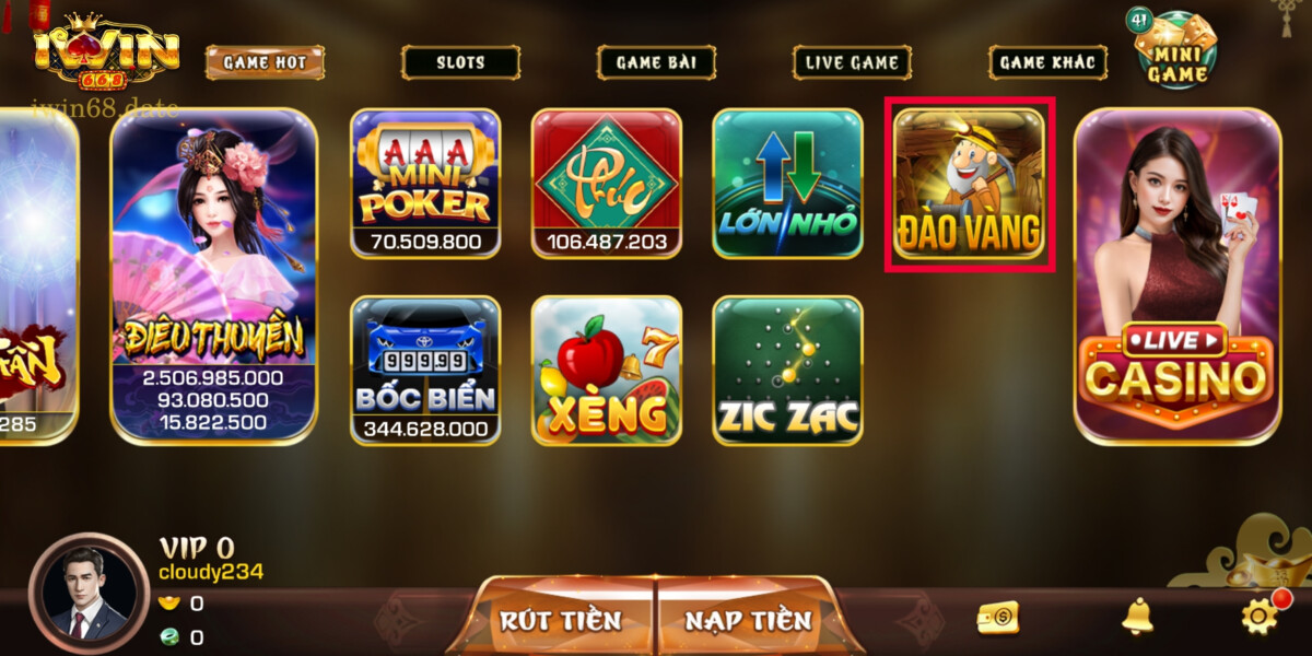 Đào vàng được cải biên về luật chơi và giao diện