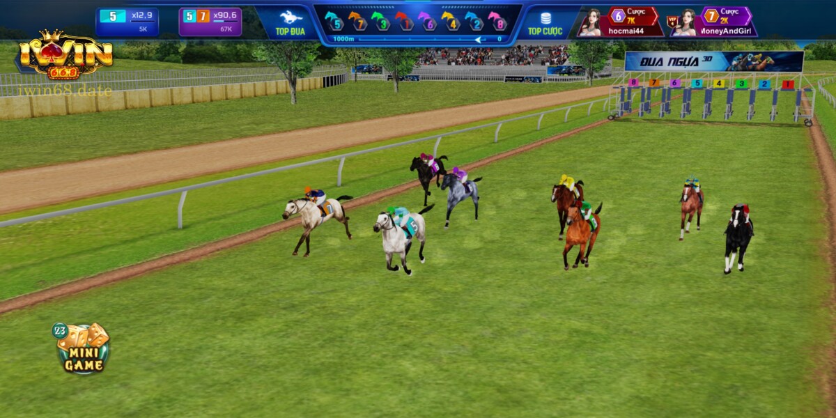 Đua ngựa là trò chơi mới mẻ được nhiều người săn lùng