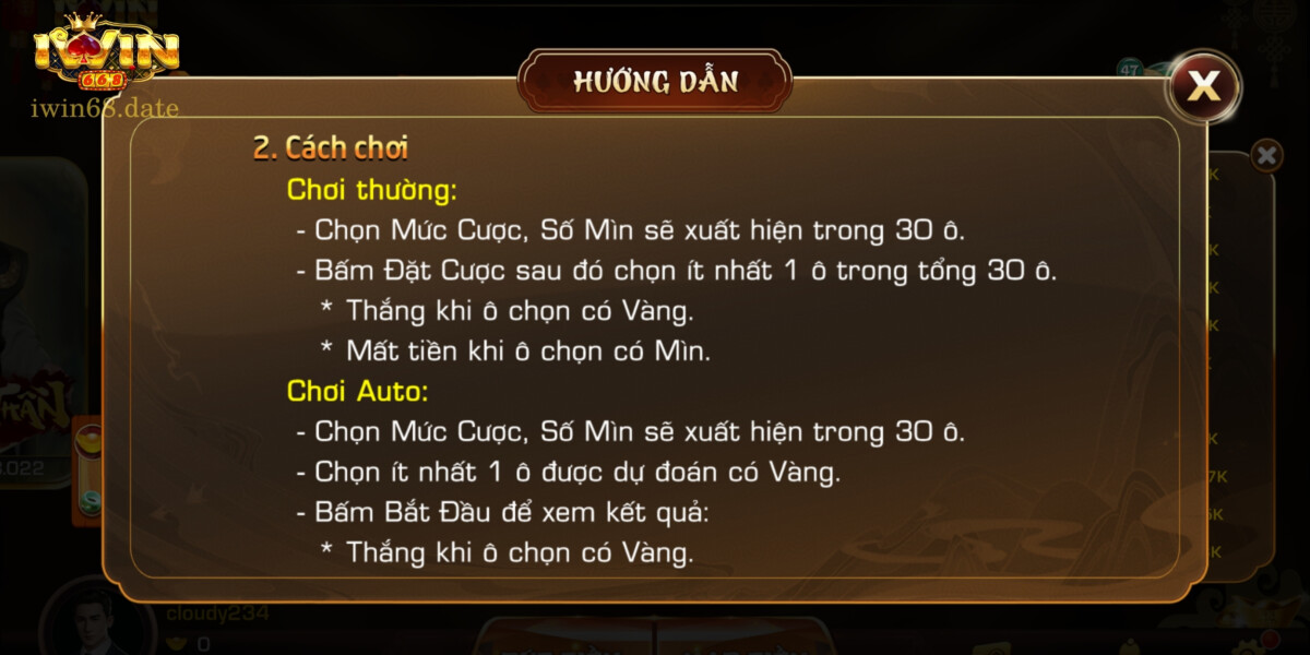 Luật chơi căn bản phù hợp với người mới